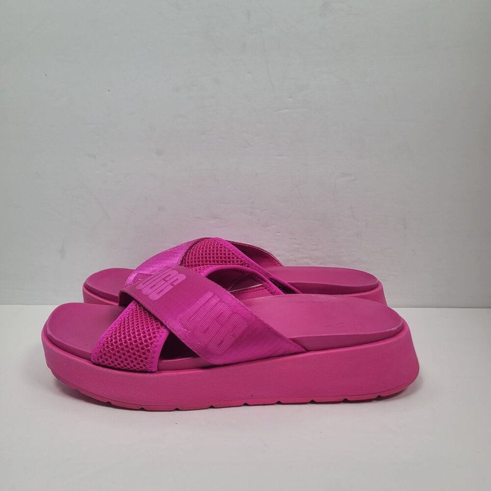 UGG Women's Emily Mesh Dragon Fruit Pink Slide Sandals S/N 1119491 US Size 6.5 - Picture 2 of 8